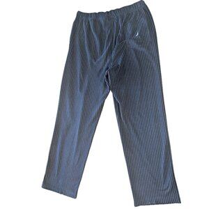 Nautica Men’s Navy Pinstripe Lounge Pants – Size M